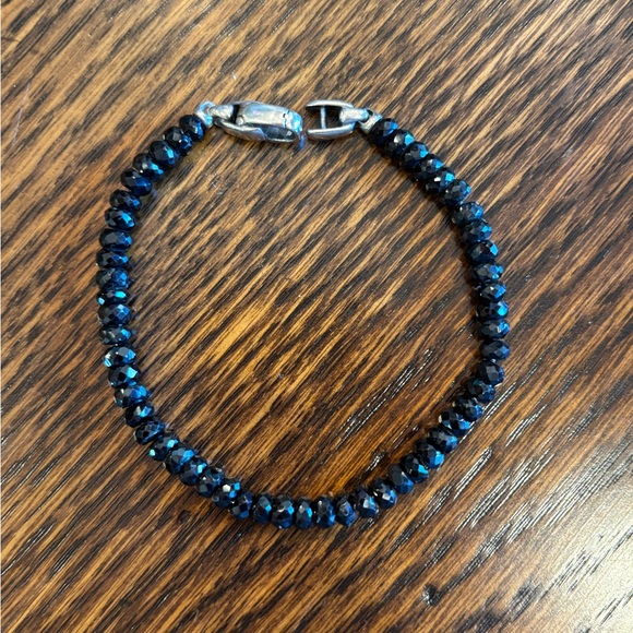 David Yurman Other - Authentic David Yurman men’s black spinel Beaded Bracelet. Excellent condition